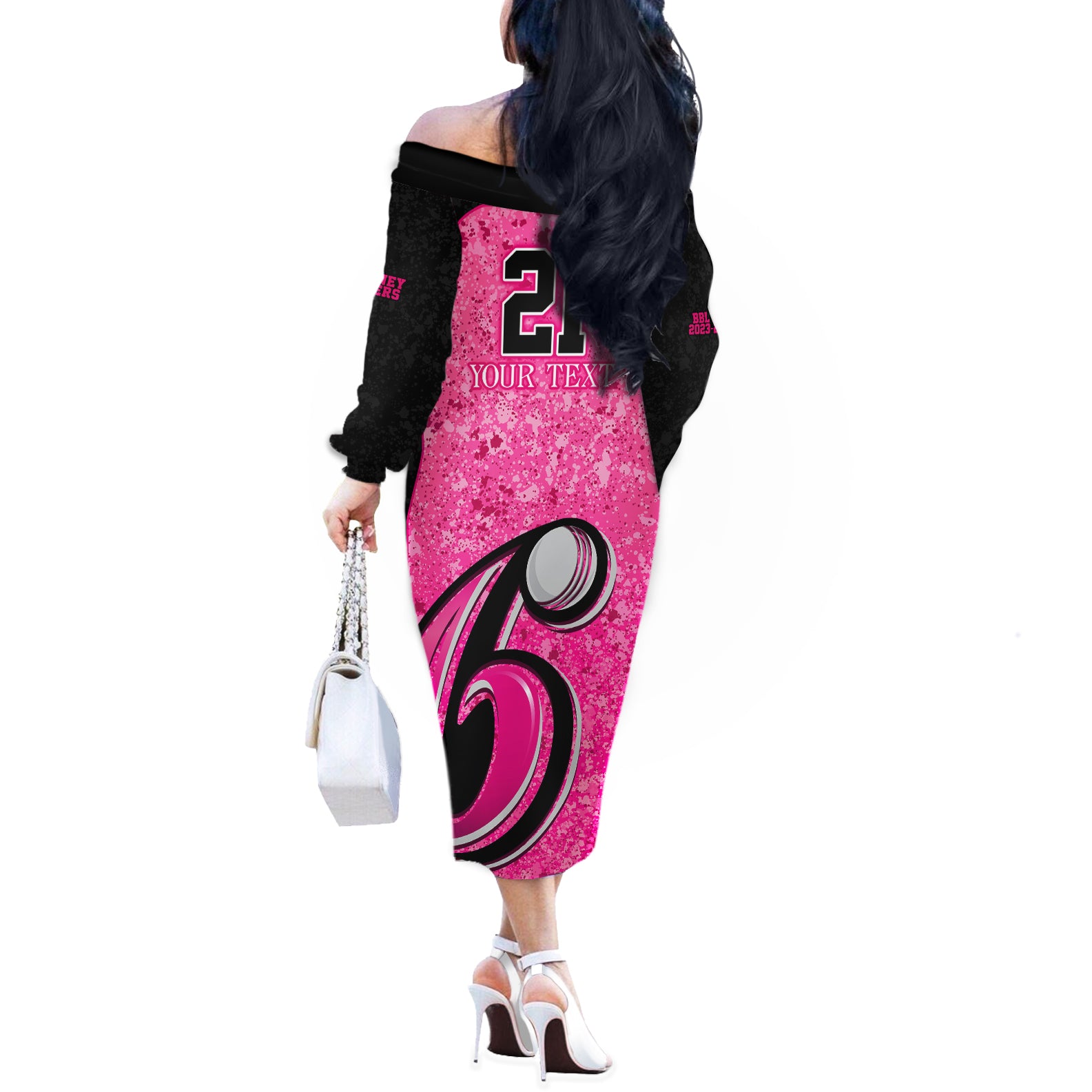 sydney-sixers-custom-off-the-shoulder-long-sleeve-dress-bbl-cricket-team-2024