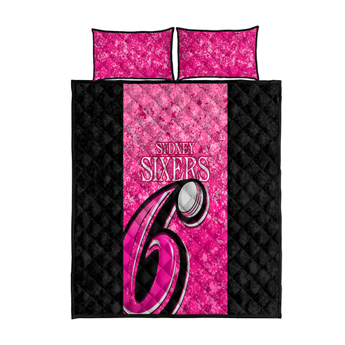 sydney-sixers-custom-quilt-bed-set-bbl-cricket-team-2024