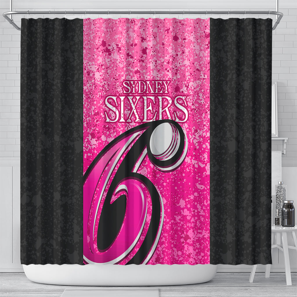 sydney-sixers-custom-shower-curtain-bbl-cricket-team-2024