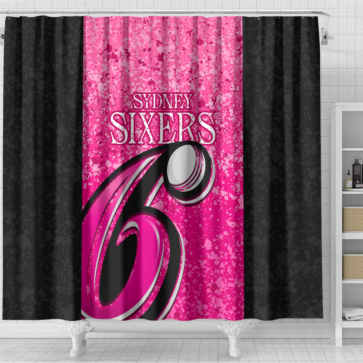 sydney-sixers-custom-shower-curtain-bbl-cricket-team-2024