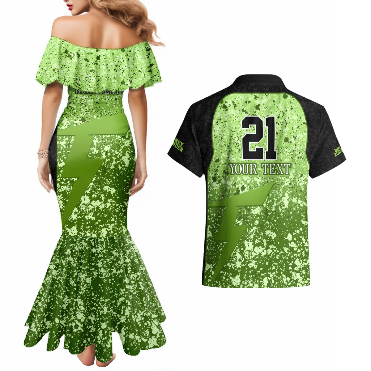 sydney-thunder-custom-couples-matching-mermaid-dress-and-hawaiian-shirt-bbl-cricket-team-2024