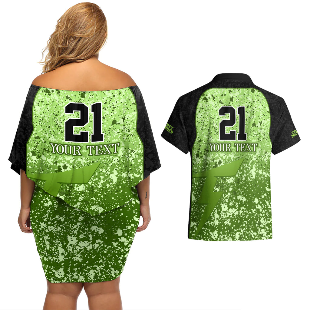 sydney-thunder-custom-couples-matching-off-shoulder-short-dress-and-hawaiian-shirt-bbl-cricket-team-2024
