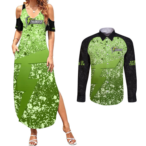 sydney-thunder-custom-couples-matching-summer-maxi-dress-and-long-sleeve-button-shirt-bbl-cricket-team-2024