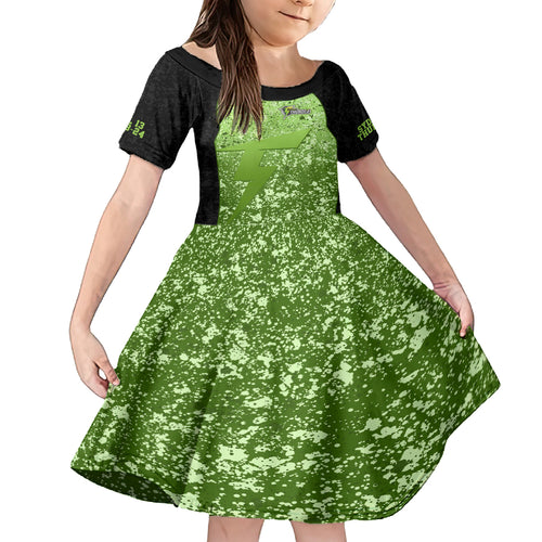 sydney-thunder-custom-family-matching-off-shoulder-long-sleeve-dress-and-hawaiian-shirt-bbl-cricket-team-2024
