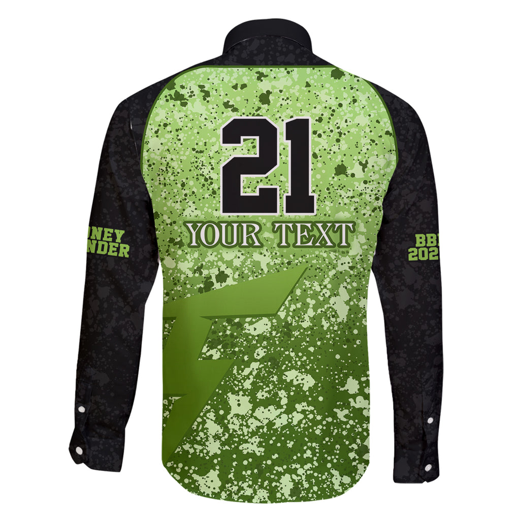 sydney-thunder-custom-family-matching-off-shoulder-maxi-dress-and-hawaiian-shirt-bbl-cricket-team-2024