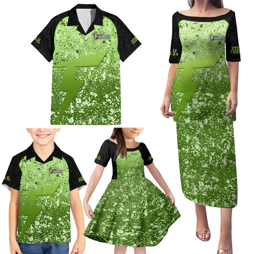 sydney-thunder-custom-family-matching-puletasi-dress-and-hawaiian-shirt-bbl-cricket-team-2024