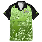 sydney-thunder-custom-family-matching-short-sleeve-bodycon-dress-and-hawaiian-shirt-bbl-cricket-team-2024