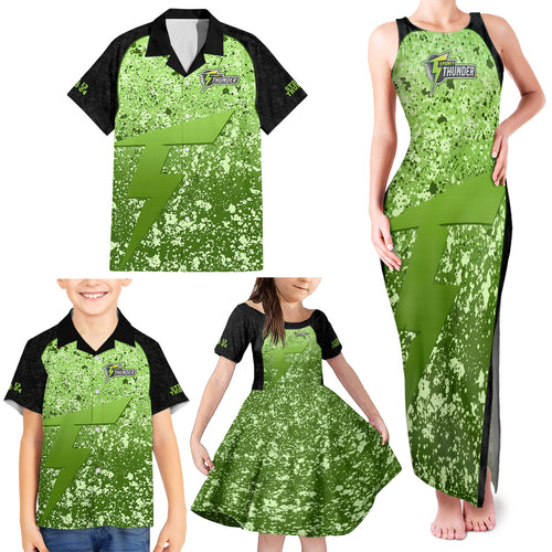 sydney-thunder-custom-family-matching-tank-maxi-dress-and-hawaiian-shirt-bbl-cricket-team-2024