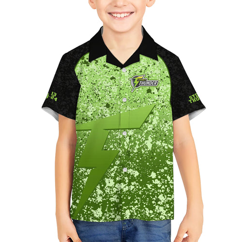 sydney-thunder-custom-kid-hawaiian-shirt-bbl-cricket-team-2024
