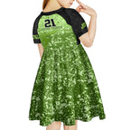 sydney-thunder-custom-kid-short-sleeve-dress-bbl-cricket-team-2024