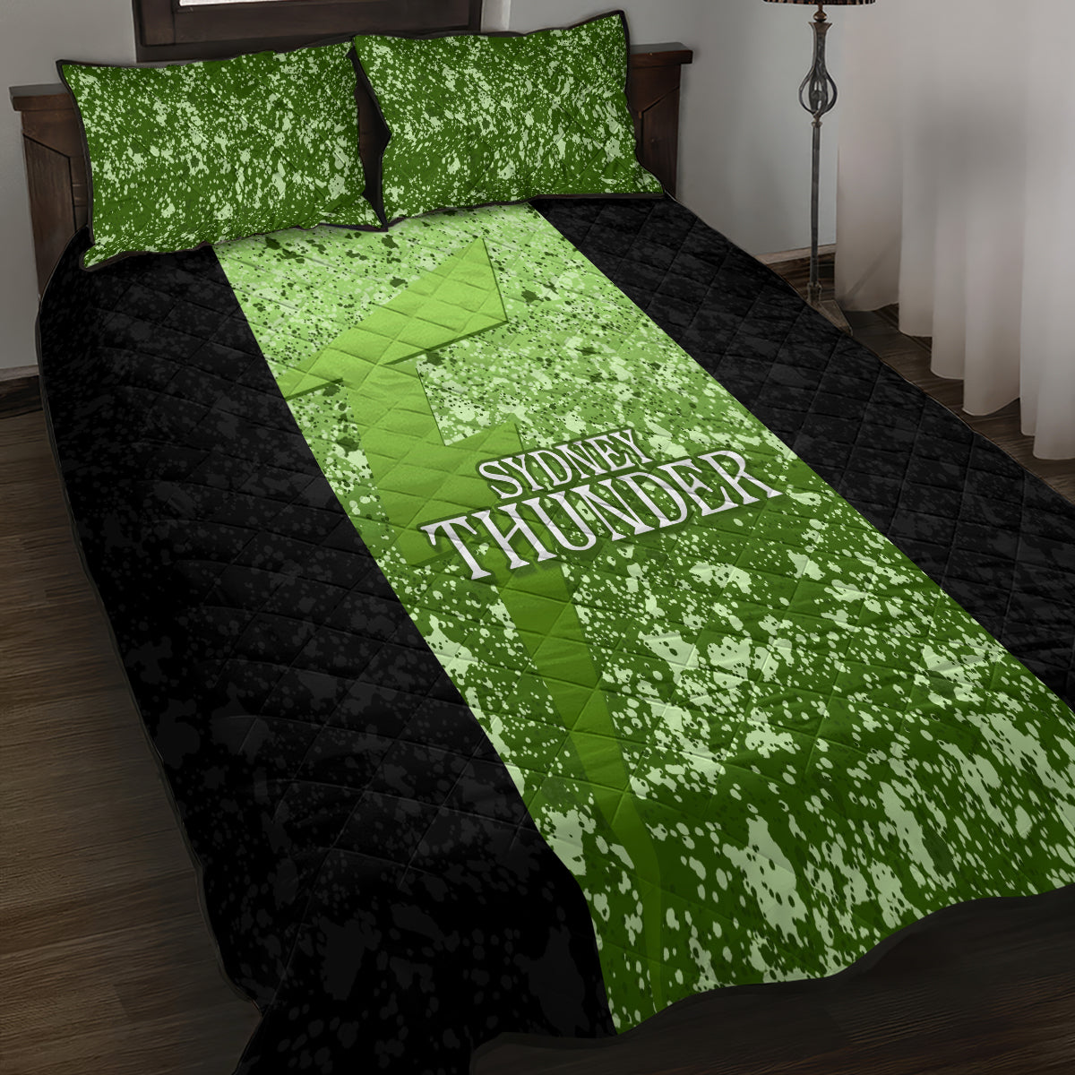 sydney-thunder-custom-quilt-bed-set-bbl-cricket-team-2024