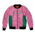 Pink South Africa Cricket Custom Bomber Jacket Proteas Be Way Pink
