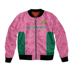 Pink South Africa Cricket Custom Bomber Jacket Proteas Be Way Pink