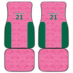 Pink South Africa Cricket Custom Car Mats Proteas Be Way Pink