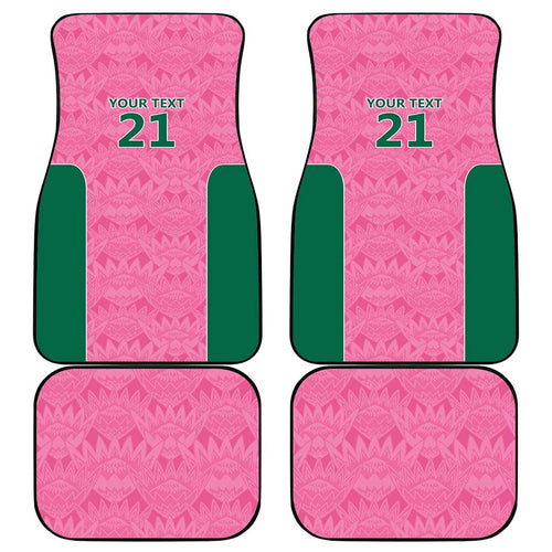 Pink South Africa Cricket Custom Car Mats Proteas Be Way Pink