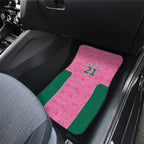 Pink South Africa Cricket Custom Car Mats Proteas Be Way Pink