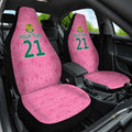 Pink South Africa Cricket Custom Car Seat Cover Proteas Be Way Pink