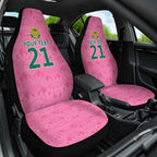 Pink South Africa Cricket Custom Car Seat Cover Proteas Be Way Pink
