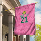 Pink South Africa Cricket Custom Garden Flag Proteas Be Way Pink