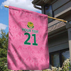 Pink South Africa Cricket Custom Garden Flag Proteas Be Way Pink
