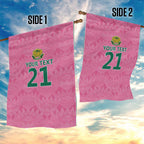 Pink South Africa Cricket Custom Garden Flag Proteas Be Way Pink