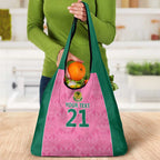 Pink South Africa Cricket Custom Grocery Bag Proteas Be Way Pink