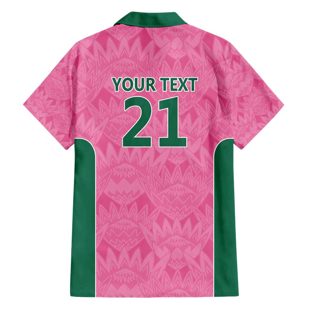 Pink South Africa Cricket Custom Hawaiian Shirt Proteas Be Way Pink