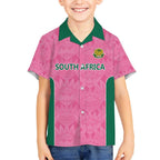 Pink South Africa Cricket Custom Hawaiian Shirt Proteas Be Way Pink