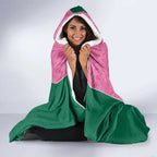 Pink South Africa Cricket Custom Hooded Blanket Proteas Be Way Pink