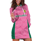Pink South Africa Cricket Custom Hoodie Dress Proteas Be Way Pink