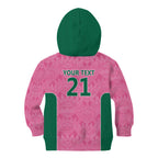 Pink South Africa Cricket Custom Kid Hoodie Proteas Be Way Pink