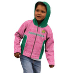 Pink South Africa Cricket Custom Kid Hoodie Proteas Be Way Pink
