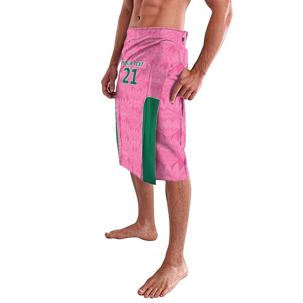 Pink South Africa Cricket Custom Lavalava Proteas Be Way Pink
