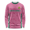Pink South Africa Cricket Custom Long Sleeve Shirt Proteas Be Way Pink