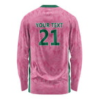 Pink South Africa Cricket Custom Long Sleeve Shirt Proteas Be Way Pink