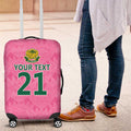 Pink South Africa Cricket Custom Luggage Cover Proteas Be Way Pink