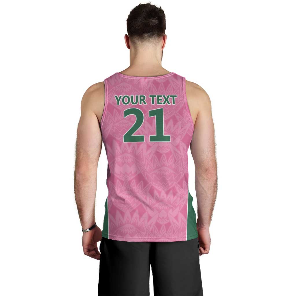 Pink South Africa Cricket Custom Men Tank Top Proteas Be Way Pink
