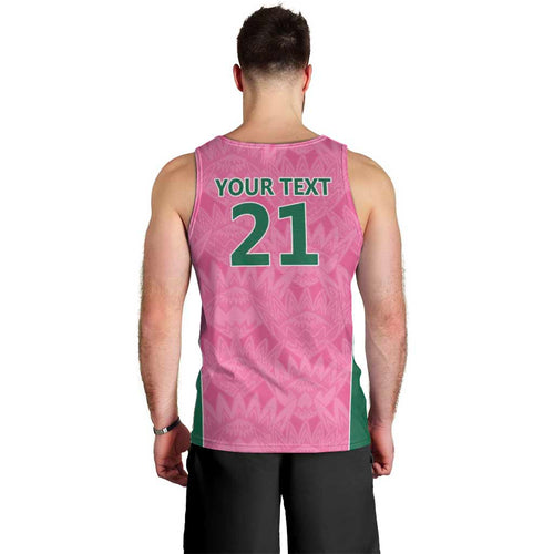 Pink South Africa Cricket Custom Men Tank Top Proteas Be Way Pink