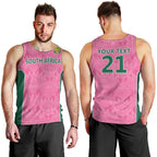 Pink South Africa Cricket Custom Men Tank Top Proteas Be Way Pink