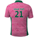 Pink South Africa Cricket Custom Polo Shirt Proteas Be Way Pink
