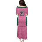 Pink South Africa Cricket Custom Puletasi Proteas Be Way Pink