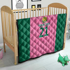 Pink South Africa Cricket Custom Quilt Proteas Be Way Pink