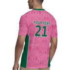 Pink South Africa Cricket Custom Rugby Jersey Proteas Be Way Pink