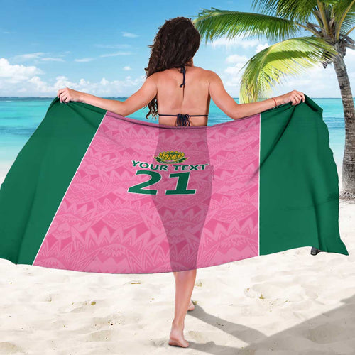 Pink South Africa Cricket Custom Sarong Proteas Be Way Pink