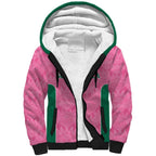 Pink South Africa Cricket Custom Sherpa Hoodie Proteas Be Way Pink