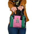 Pink South Africa Cricket Custom Shoulder Handbag Proteas Be Way Pink