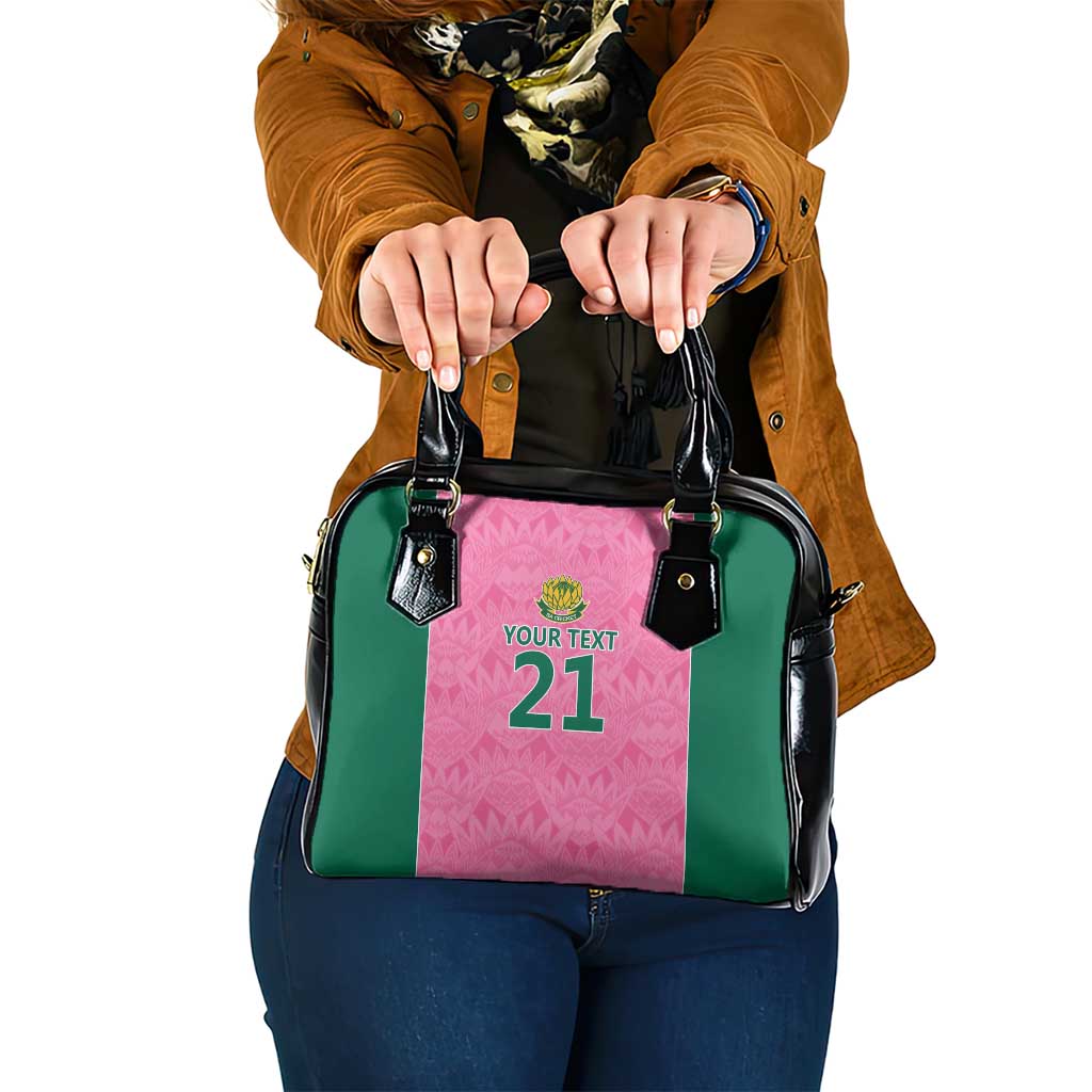 Pink South Africa Cricket Custom Shoulder Handbag Proteas Be Way Pink