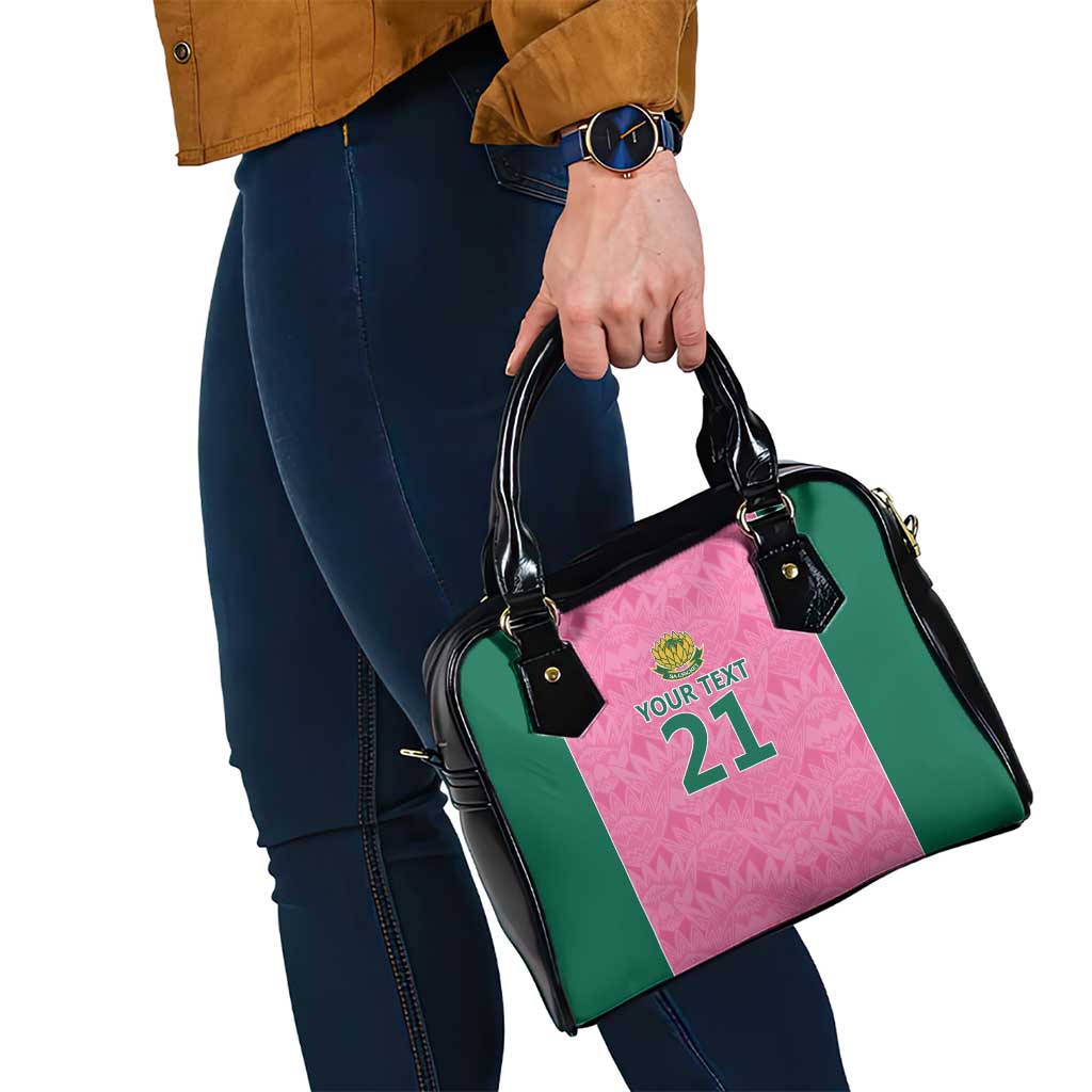 Pink South Africa Cricket Custom Shoulder Handbag Proteas Be Way Pink