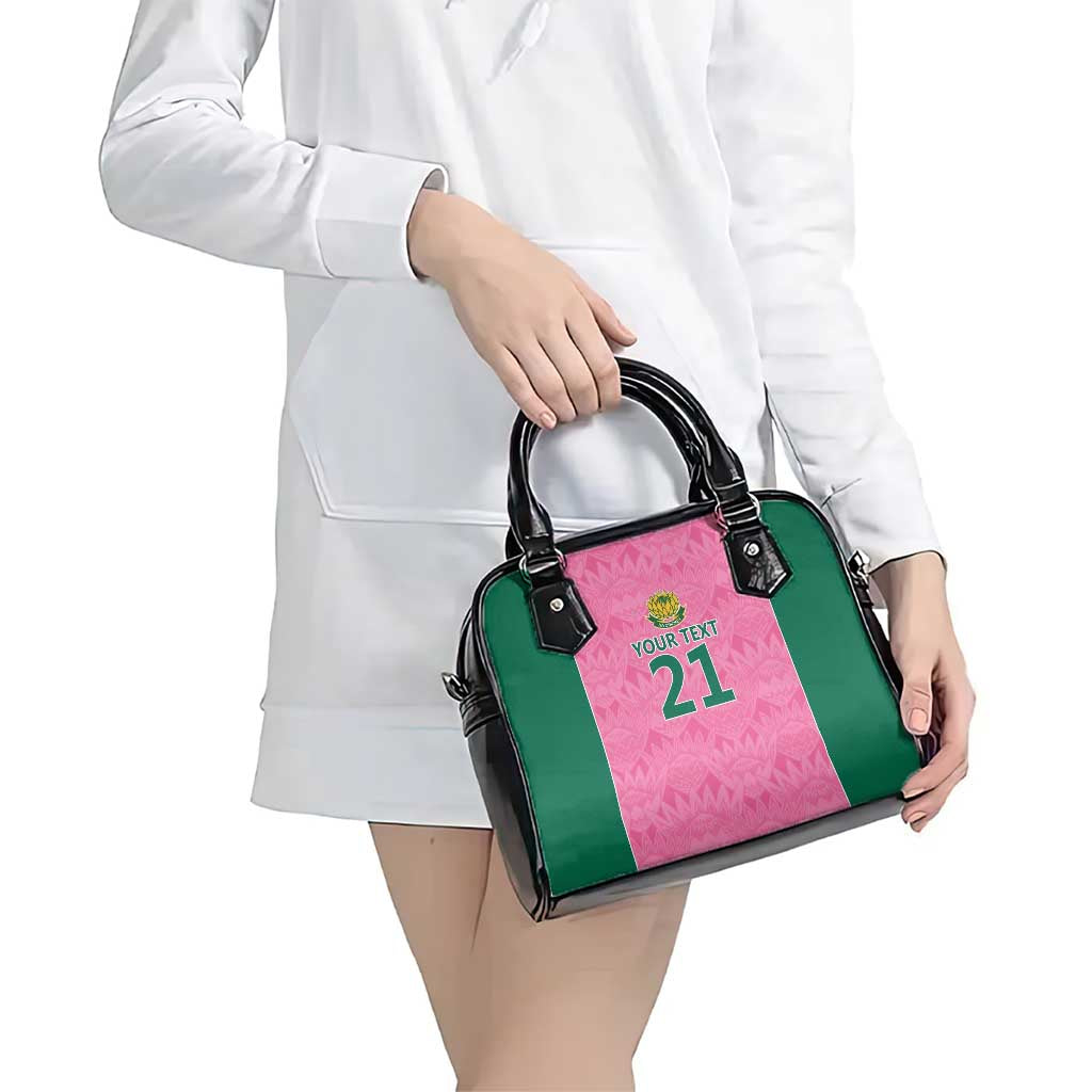Pink South Africa Cricket Custom Shoulder Handbag Proteas Be Way Pink