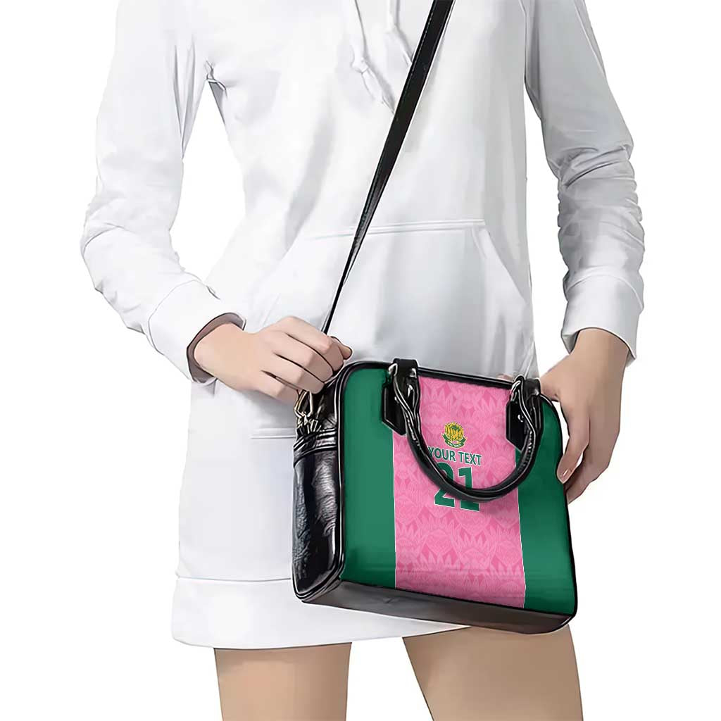 Pink South Africa Cricket Custom Shoulder Handbag Proteas Be Way Pink